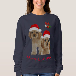 Cocker spaniel Christmas sweatshirt