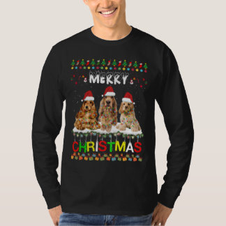 Cocker Spaniel Christmas Xmas Gift T-Shirt
