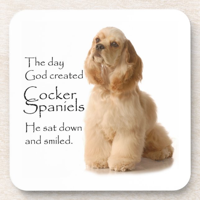 Cocker Spaniel Coasters (Front)