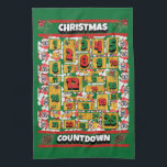 Cocker Spaniel Countdown Christmas Advent Calendar Tea Towel<br><div class="desc">Cocker Spaniel Countdown Christmas Advent Calendar kitchen towel features a watercolor of an English Cocker Spaniel with a Christmas hat and a Christmas scarf. Funny design for Dog Lovers!</div>