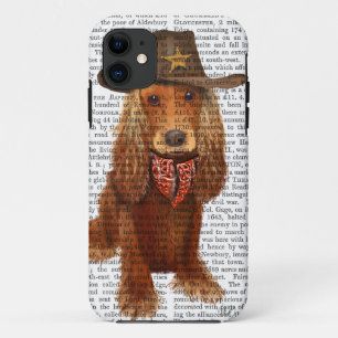 Cocker Spaniel Cowboy 2 iPhone 11 Case