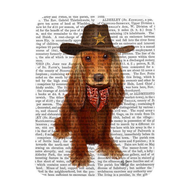 Cocker Spaniel Cowboy 2 Magnet (Vertical)