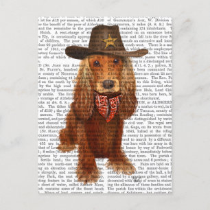 Cocker Spaniel Cowboy 2 Postcard
