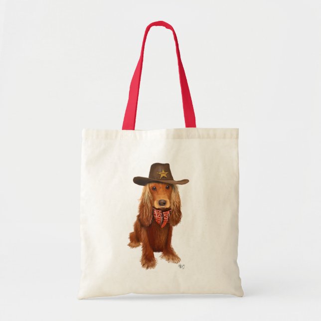Cocker Spaniel Cowboy 2 Tote Bag (Front)