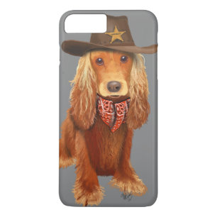 Cocker Spaniel Cowboy iPhone 8 Plus/7 Plus Case