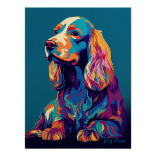 Cocker Spaniel Dog 001 - Bruno Pokopen Poster