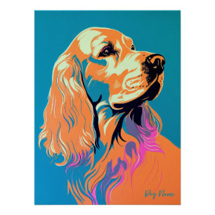 Cocker Spaniel Dog 002 - Bruno Pokopen Poster