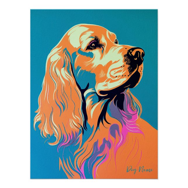 Cocker Spaniel Dog 002 - Bruno Pokopen Poster (Front)