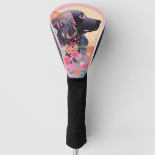 Cocker Spaniel Dog and Flowers  003 - Tailor jewel Golf Head Cover