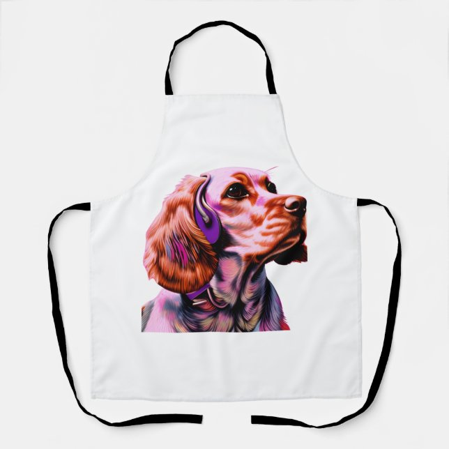 Cocker Spaniel Dog  Apron (Front)