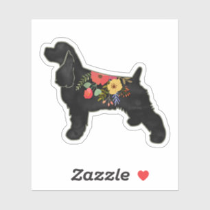 Cocker Spaniel Dog Breed Bohemian Floral Saddle