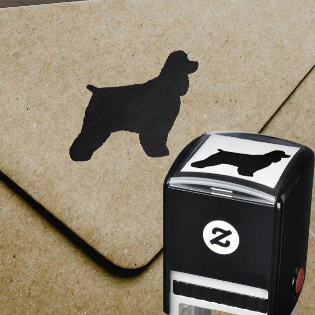 Cocker Spaniel Dog Breed Silhouette Self-inking Stamp (Creator Uploaded)