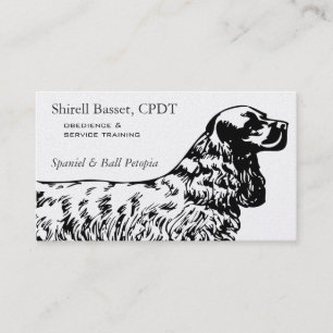Cocker Spaniel Dog Business Business Card