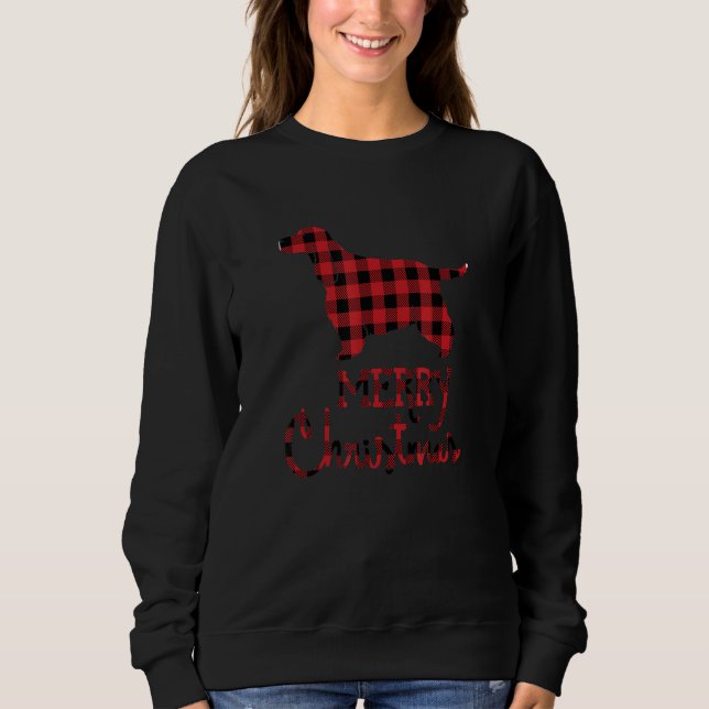 Cocker Spaniel Dog  Christmas Matching Family Paja Sweatshirt (Front)