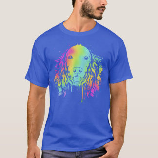 Cocker Spaniel Dog Colourful Pop Art Dog family fr T-Shirt