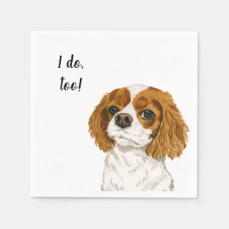 Cocker Spaniel Dog Custom Cocktail Napkin