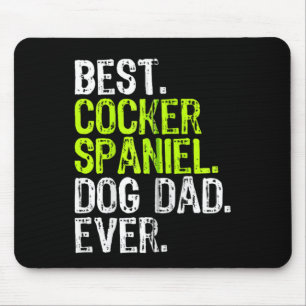 Cocker Spaniel Dog Dad Fathers Day Dog Lovers Zip  Mouse Pad