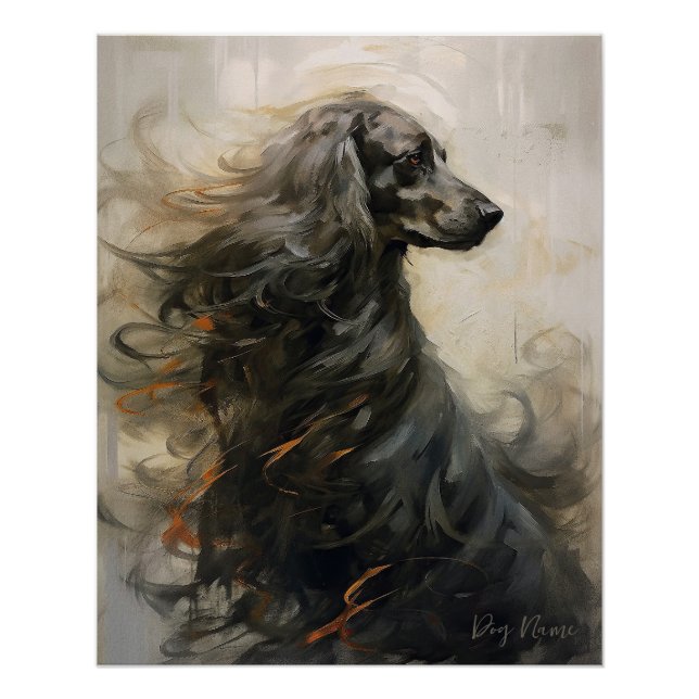 Cocker Spaniel Dog in the wind 002 - Yacobsen Dero Poster (Front)