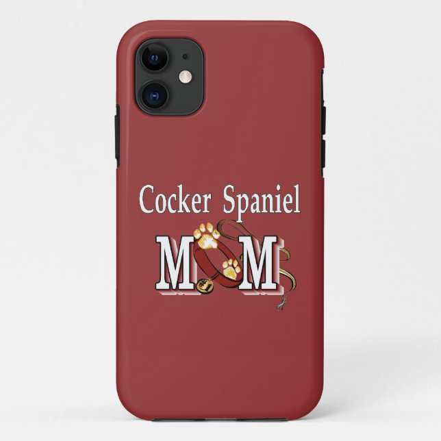 Cocker Spaniel Dog Mum Case-Mate iPhone Case (Back)