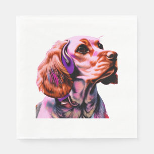 Cocker Spaniel Dog  Napkin