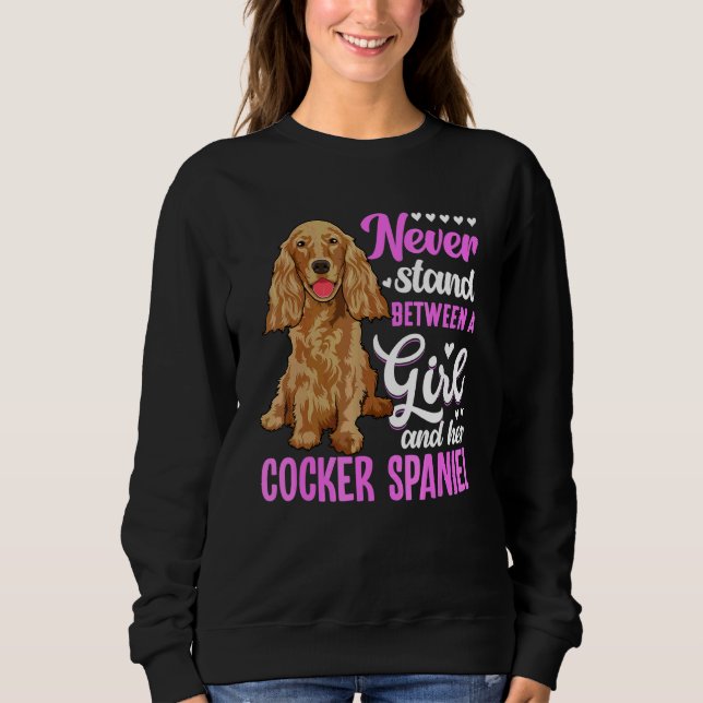 Cocker Spaniel Dog Outfit  Cocker Spaniel 2 Sweatshirt (Front)