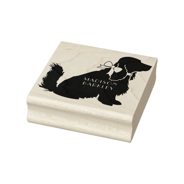 Cocker Spaniel Dog Puppy Rubber Stamp (Stamp)