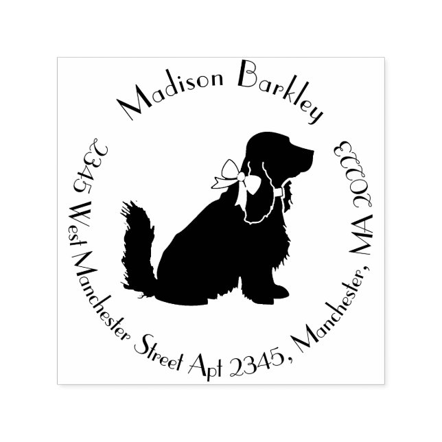 Cocker Spaniel Dog Puppy Self-inking Stamp (Design)