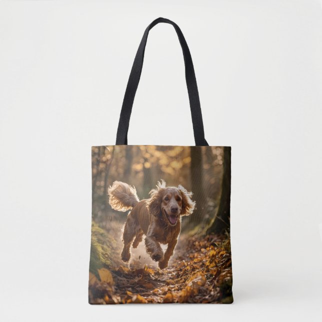 Cocker Spaniel Elegant Tote Bag (Front)