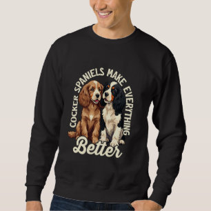 Cocker Spaniel English Cocker Spaniel Dog Lovers M Sweatshirt