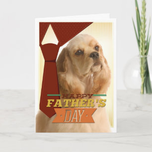 Cocker Spaniel Father's Day Card