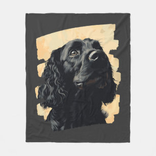 Cocker Spaniel  Fleece Blanket