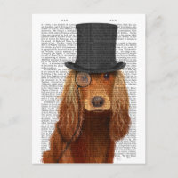 Cocker Spaniel, Formal Hound and Hat