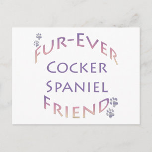 Cocker Spaniel Furever Postcard
