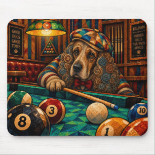 Cocker Spaniel, Geometric Mosaic Mouse Pad
