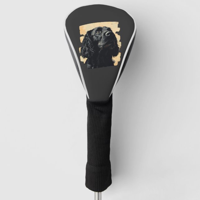 Cocker Spaniel  Golf Head Cover (Front)