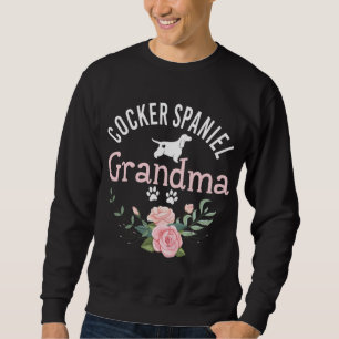 Cocker Spaniel Grandma Cute Dog Lover Christmas Sweatshirt