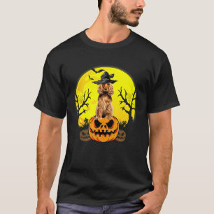 Cocker Spaniel Halloween Pumpkin Dog Dog T-Shirt
