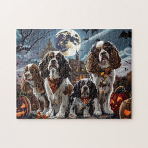 Cocker Spaniel Halloween Spooky Jigsaw Puzzle