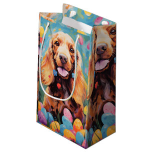 Cocker Spaniel Happy Easter Small Gift Bag