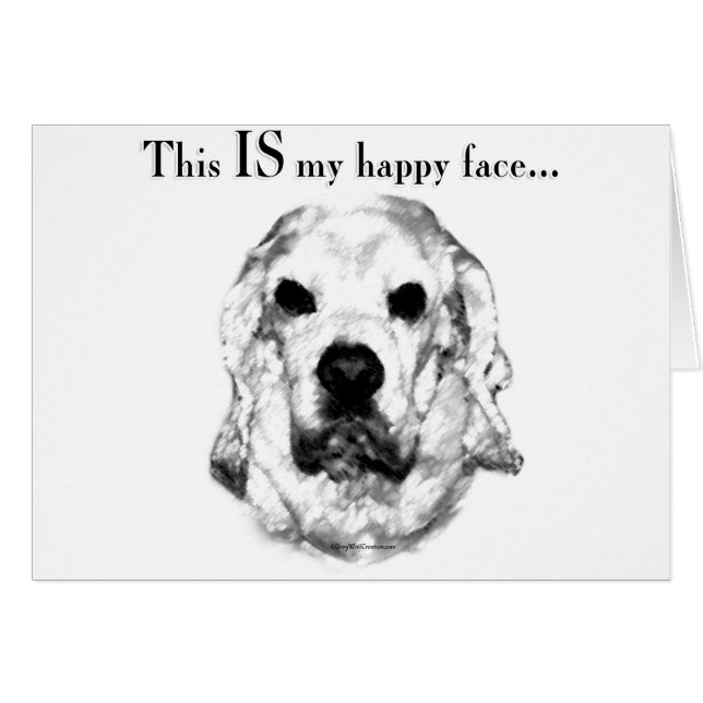 Cocker Spaniel Happy Face (Front Horizontal)