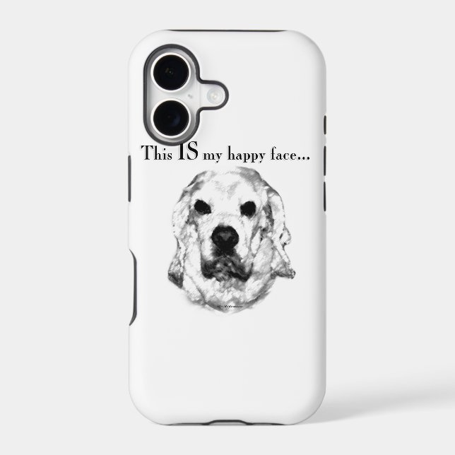Cocker Spaniel Happy Face (Back)