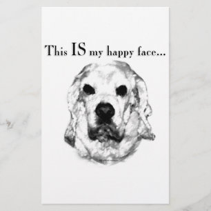Cocker Spaniel Happy Face Stationery
