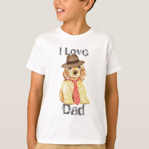 Cocker Spaniel Heart Dad T-Shirt