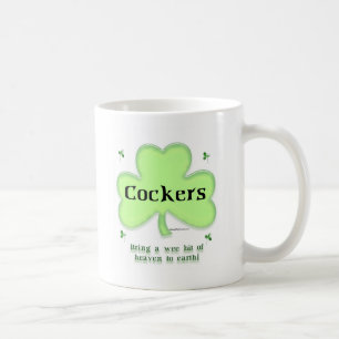 Cocker Spaniel Heaven; St. Patrick's day Cocker Coffee Mug