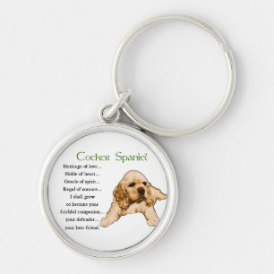 Cocker Spaniel Heritage of Love Key Ring