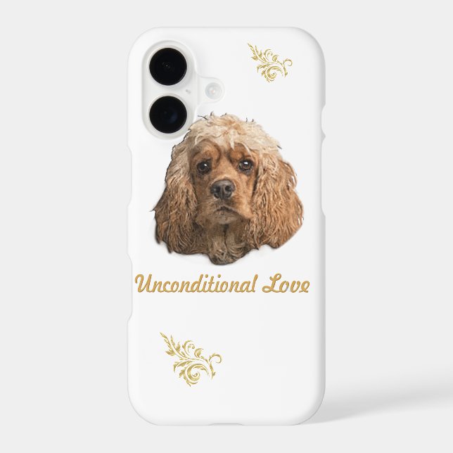 Cocker Spaniel I phone 8/7 case (Back)