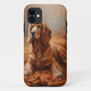 Cocker Spaniel in Autumn Leaves Fall Inspire Case-Mate iPhone Case