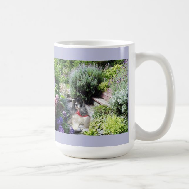 Cocker Spaniel In The Garden Mug (Right)