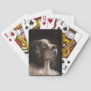 cocker spaniel iphone case playing cards