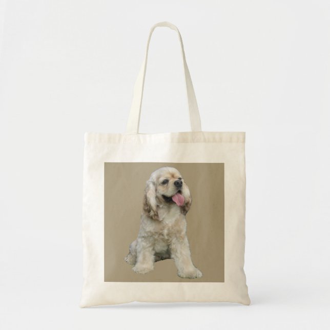 Cocker Spaniel Irresistible Tote Bag (Front)